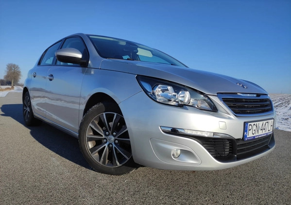 Peugeot 308 cena 29900 przebieg: 139000, rok produkcji 2013 z Kłecko małe 352